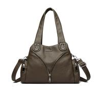 BUKESIYI Femme Sac bandouliere Sacs a main Petit Cuir Menotte Mode épaule Sacoche FR77441 Gris