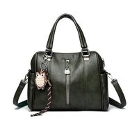 BUKESIYI Femme Sac bandouliere Sacs a main Petit Cuir Menotte Mode épaule Sacoche FR77461 Vert