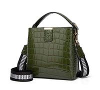 BUKESIYI Femme Sac bandouliere Sacs a Main Petit Cuir Sacs Menotte Sacs épaule Sacoche Mode FR77224 Vert
