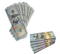 Bukezudang 120 Blätter Scratch Cash 100 $, Dollars De Jeu, Movie Money Dollar, Full Print Old Style Copy Money, Prop Money, Copy Money, for Movies, Advertising, Play, Party, Money, Casino Games