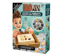 Kit éducatif - Dig Kit - Roches et minéraux - 7 véritables pierres - À partir de 8 ans - Mixte
