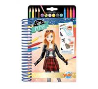Buki - CM103 - Carnet de mode - Tenue rock