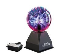 Buki France Boule à Plasma 13 cm avec Fonction Tactile et Son, éclairage Multicolore, Lampe Globe électrique avec Prise Britannique