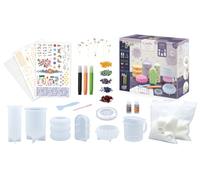Buki France - Professional Studio Bougie Expert - Kit DIY 5 Bougies Cire de Soja Parfumées - Moules Silicone & Accessoires - Dès 10 Ans - 5443