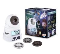 Buki France - Réveil Projecteur Espace - 24 Images à Projeter - 8 Sonneries - Veilleuse Enfant Timer 30 Min - Jouet Éducatif Astronomie - Dès 6 Ans - 1605