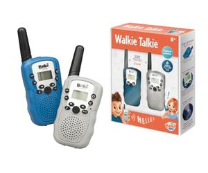 Buki France - Talkies Walkies Enfant - Portée 3 km - 8 Canaux - Lampe Intégrée & Écran Rétroéclairé - Jouet Extérieur - Dès 8 Ans - TW06