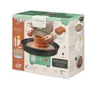 BUKI France - Tour de Potier Électrique pour Enfants et Adultes - 220 TPM - Girelle Métal 20 cm - 1 kg de Terre, Outils et Accessoires Inclus - Guide Illustré - Dès 10 Ans