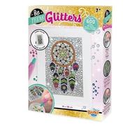 Buki Glitters-Assortiment Ethnique 2 (Attrape-rêves, Mandala, crâne) Mosaïques, Multicolore (BUDP005)