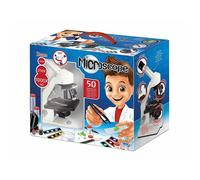 Buki Microscope 50 expériences – Enfant 8 ans Mixte Bleu – Piles fournies