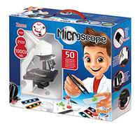 Buki Microscope 50 expériences – Enfant 8 ans Mixte Bleu – Piles fournies