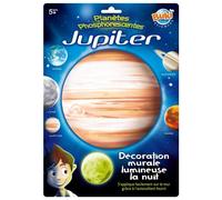 Buki Décoration murale lumineuse Jupiter 3DF6 phosphorescente bleu TU