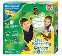 BUKI Serre d'élevage de papillons - diamètre 26 cm, kit éducatif dès 4 ans