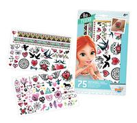 Buki - Tatouages lavables TA003 - 75 tatouages colorés