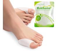 Bukihome Gel Bunion Shield, protège-oignons pour amortir le pied, coussinets avancés pour soulager la douleur et absorber la pression - lot de 6