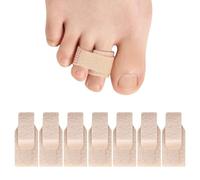 Bukihome Hammertoe Corrector Lot de 7 redresseurs d'orteils en gel - Enveloppement d'orteils cassés - Réalignent les plis et les boucles, les griffes, les orteils en marteau - Attelles correctrices