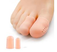Bukihome Lot de 12 protections d'orteils en silicone pour éviter le soulagement de la douleur pour les cors, ampoules et ongles incarnés (4 paquets de grande taille + 8 paquets de taille moyenne)