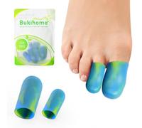 Bukihome Lot de 12 protections d'orteils en silicone - Protection des orteils pour soulager la douleur, protection des orteils pour cornes, callus (4 L + 8S)