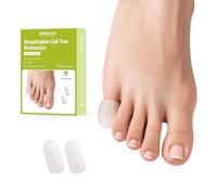 Bukihome Lot de 16 protections d'orteils en silicone pour éviter le soulagement de la douleur pour les cors, les ampoules et les ongles incarnés, parfaits pour la course, la marche, arrêter les