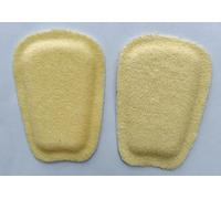 Bukihome Lot de 2 paires de coussinets de languette en daim et mousse à mémoire de forme pour homme/femme, coussinets auto-adhésifs doux pour bottes, chaussures en cuir, chaussures habillées