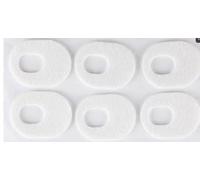 Bukihome Lot de 36 coussins anti-callosités ovales pour pied de pied, 0,6 cm d'épaisseur, coussinets adhésifs pour homme et femme, soulage la friction, la pression et le frottement des chaussures