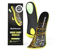 Bukihome Semelles pour Épine Calcanéenne Homme & Femme - Semelles Orthopédiques pour Métatarsalgie et Aponévrosite Plantaire, Confort avec Coussinet pour Douleurs et Fatigue du Talon - Taille 41-42