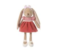 Bukowski Design AB Bunny Sisters : Sœurs Lapins en Peluche (30cm) (Rouge)