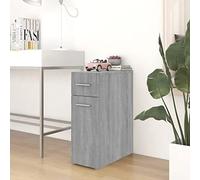 BUKSCYJS Armoire de buffet simple avec porte - Gris Sonoma - 20 x 45,5 x 60 cm - Convient pour les chambres à coucher, les invités, les petites pièces, les salles de jeux, les salons