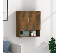 BUKSCYJS Armoire de cuisine simple - Armoire de buffet avec porte - Chêne fumé - 60 x 31 x 70 cm - Convient pour chambre à coucher, invités, petites pièces, salles de jeux, pièces à vivre