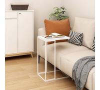 BUKSCYJS Table d'appoint moderne pour salon, 40 x 30 x 59 cm, convient pour chambre à coucher, salon, bureau, salle de réunion, bureau