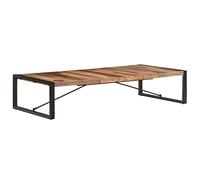 BUKSCYJS Table de salon, table basse moderne, 180 x 90 x 40 cm, en bois massif avec finition en palissandre, convient pour chambre à coucher, salon, bureau, salle de réunion, bureau