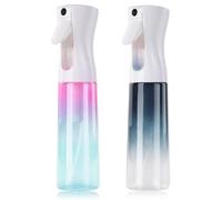 Bukuhlio Lot de 2 Vaporisateur Cheveux 280ML, Vaporisateur Plante, Bouteille Vide de Spray Réutilisable pour Cheveux, Vaporisateurs Vide en Continu pour Coiffeurs, Plantes, Visage