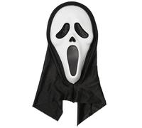 BUKYCAT Masques D'Horreur Pour Halloween, Masques de FantôMes, Masques Scream Halloween, Horror Party Ghost Mask Pour Enfants et Adultes Pour Les FêTes à ThèMe et Les Jeux de RôLe