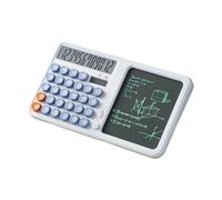 BULAIDAI Calculatrice de Batterie avec Boutons tactiles Silencieux intégrés dans Un Bloc-Notes et Un Plan Fin pour Voyage, école, Batterie, Calculatrice d ' Ordinateur