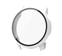 BULAIDAI Film en verre trempé + étui de protection d ' écran, couverture complète, coques rigides anti-rayures, boîtier de montre pour 3, étui de protection léger et rigide, mignon en verre