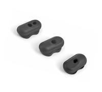 BULAIDAI Organisateurs d ' Attaches de câbles pour Scooters, 3 Paquets de Boucles de câbles, Cercles fermés, Anneaux de Protection, protecteurs de Ports de d ' Assurance