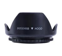 BULAIDAI Pare-Soleil en Forme de Fleur de 58 mm pour 1100D 650D 550D 600D 500D 450D 18-55 mm Accessoires pour et Photographie Caméra Abat-Jour Housse de Base Kit de Sport d ' Action