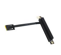 BULAIDAI Risers PCIE e 270 degrés à 16X, Adaptateur de câble, connecteurs d ' Alimentation, testeur, Adaptateur de câble d ' Extension