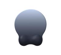 BULAIDAI Tapis de souris ergonomique avec repose-poignet en mousse à mémoire de forme - Surface douce pour la peau - Design antidérapant - Pour station de travail informatique