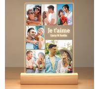 Bulaient Cadeau Anniversaire Femme Homme, Cadre Photo Personnalisé, Cadre Personnalisé avec Photo, Cadre Photo Personnalise, Cadeau Personnalisé pour Femme Homme Couple Copain et Copine