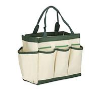 Bulaned Sac de Rangement pour Outils de Jardinage avec 9 Poches, Sac à Outils de Jardin pour Intérieur et Extérieur, Pochette de Jardinage Robuste, Organisateur