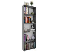 Bulas5 bibliothèque 5 tablettes anthracite.