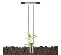 Bulb Planter Tool Long Handle, Gardening Transplanter with Manual Weeder, Sod Plugger, Sturdy Long-Handled Planting Tool, Ideal for Vegetables, Flowers, Bulbs, Garden Care