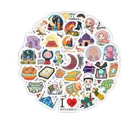 BulbaCraft Autocollants islamiques pour enfants, autocollants musulmans pour bouteille d'eau et ordinateur portable - Fournitures et décorations de fête islamique, décalcomanies en vinyle imperméable