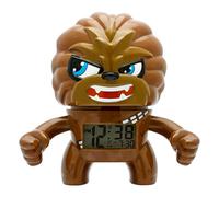 BulbBotz Réveil lumineux Chewbacca Star Wars enfant | marron/noir | plastique | hauteur de 19 cm | écran LCD | garçon/fille | produit officiel
