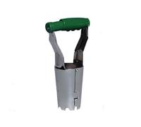 Bulbe de Fleur Pflanzautomat Chromé Vert Poignée en Plastique Pavé Encastrer