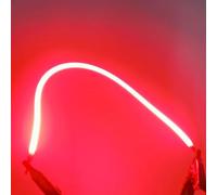 BULBEAWICK 10Pcs 3V Blanc LED COB Filament Flexible 80mm 60mm 300mm 130mm Lampe Pièces LED Diode Bande D’éclairage Décoration 60mm Rouge