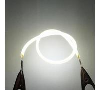 BULBEAWICK 10Pcs 3V Blanc LED COB Filament Flexible 80mm 60mm 300mm 130mm Lampe Pièces LED Diode Bande D’éclairage Décoration 450mm 6500K White light