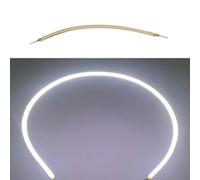 BULBEAWICK 5pcs DC3V 38MM 60MM 130mm 300mm LED Lampes à filament Pièces LED Diodes Filament Flexible pour Lampe Décorative 200mm 6500K White