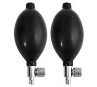 Bulbes de Latex Noir pour Tensiomètre, Gonflage Manuel Rapide | Remplacement de Poire Usée, Valve de Décharge Intégrée, Usage Clinique ou Domicile