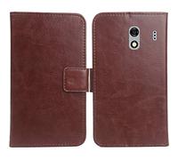 Bulbior Housse Coque pour Konrow City 5 3G 5" PU Cuir Etui Leather Case Cover Flip Cas Couverture Protecteur Portefeuille Book Wallet (Brun)